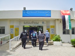 GR-12-Boys giving donation at Sharjah City for HumanitarianServices
